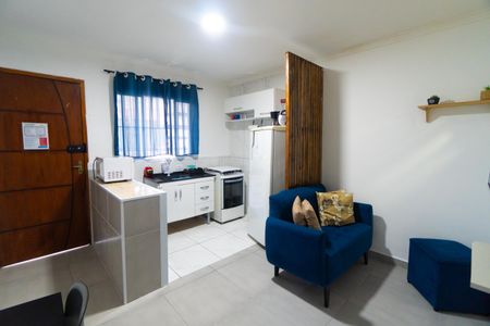 Sala/Cozinha de kitnet/studio para alugar com 1 quarto, 36m² em Jardim Jabaquara, São Paulo