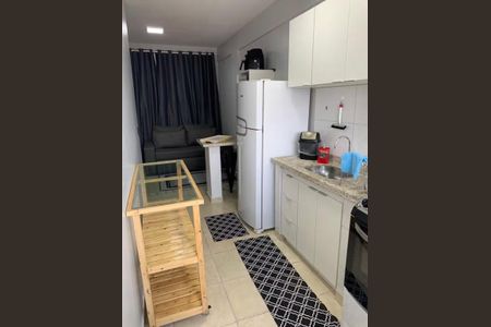 Cozinha de apartamento para alugar com 1 quarto, 42m² em Jardim da Luz, Goiânia
