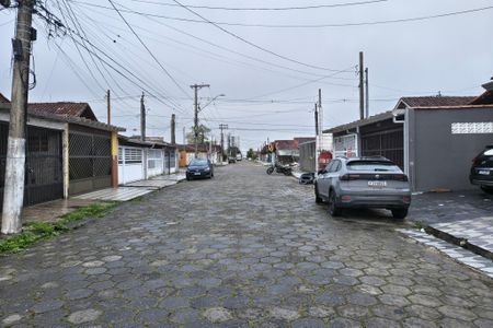 Vista da Rua de casa para alugar com 2 quartos, 140m² em Nova Mirim, Praia Grande
