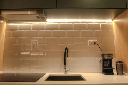 Studio para alugar com 24m², 1 quarto e sem vaga Studio para alugar com 24m², 1 quarto e sem vagaCozinha - Torneira