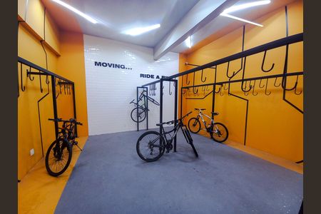Bicicletário de kitnet/studio para alugar com 1 quarto, 24m² em Consolação, São Paulo