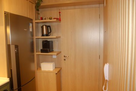 Cozinha de kitnet/studio para alugar com 1 quarto, 24m² em Consolação, São Paulo