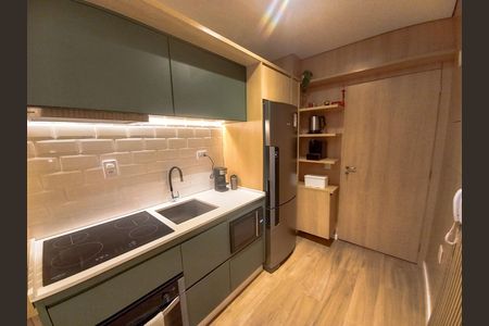 Studio para alugar com 24m², 1 quarto e sem vaga Studio para alugar com 24m², 1 quarto e sem vagaCozinha - Armários