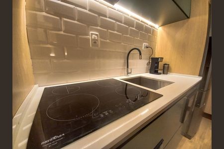 Studio para alugar com 24m², 1 quarto e sem vaga Studio para alugar com 24m², 1 quarto e sem vagaDetalhe da cozinha