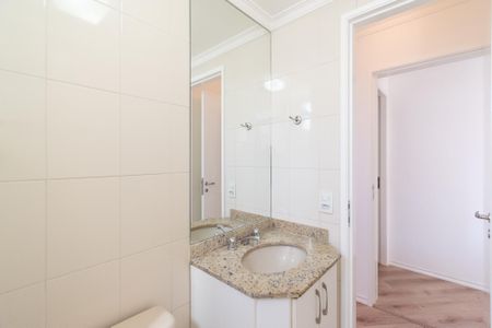Banheiro da Suíte de apartamento para alugar com 2 quartos, 63m² em Vila Paulista, São Paulo