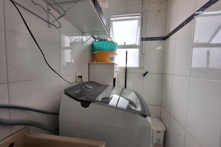 Área de Serviço de apartamento à venda com 2 quartos, 50m² em Vila Lutécia, Santo André