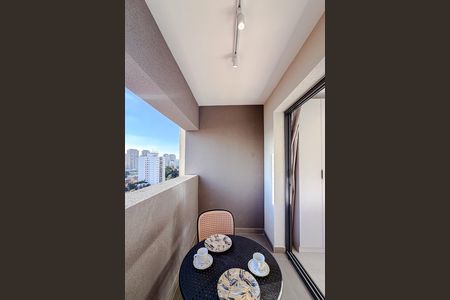 Varanda de kitnet/studio para alugar com 1 quarto, 24m² em Ipiranga, São Paulo