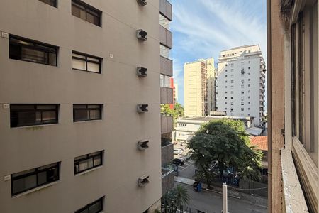 Vista da Sala de apartamento para alugar com 1 quarto, 54m² em Boqueirão, Santos