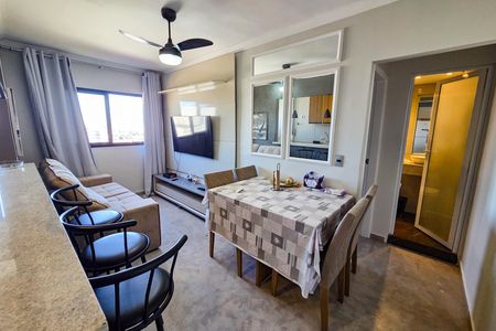 Sala de apartamento para alugar com 1 quarto, 38m² em Cidade Ocian, Praia Grande