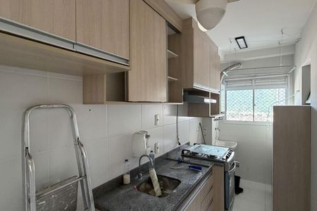 Cozinha e Área de Serviço de apartamento para alugar com 2 quartos, 76m² em Castelo, Santos