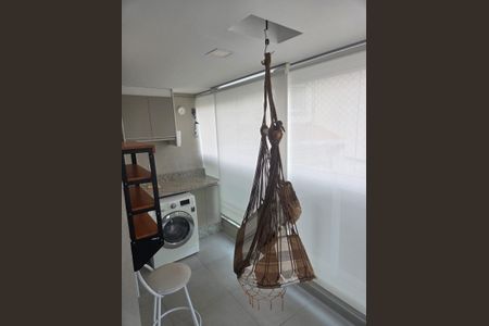 Área de serviço de apartamento para alugar com 2 quartos, 56m² em Santa Cecilia, São Paulo