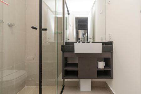 Studio para alugar com 17m², 1 quarto e sem vaga Studio para alugar com 17m², 1 quarto e sem vagaBanheiro