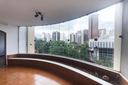 Varanda da Sala de apartamento à venda com 4 quartos, 208m² em Santo Agostinho, Belo Horizonte