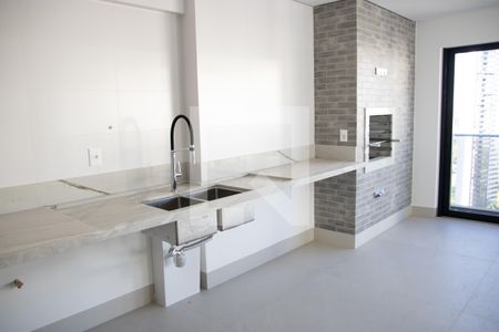 Sala e Cozinha de apartamento para alugar com 1 quarto, 63m² em Setor Marista, Goiânia