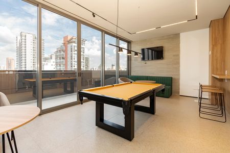 Studio para alugar com 17m², 1 quarto e sem vaga Studio para alugar com 17m², 1 quarto e sem vagaSalão de Jogos