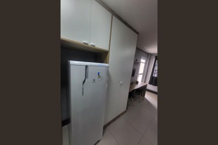 Cozinha de apartamento à venda com 1 quarto, 29m² em Centro Histórico de São Paulo, São Paulo