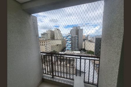 Varanda de apartamento à venda com 1 quarto, 29m² em Centro Histórico de São Paulo, São Paulo