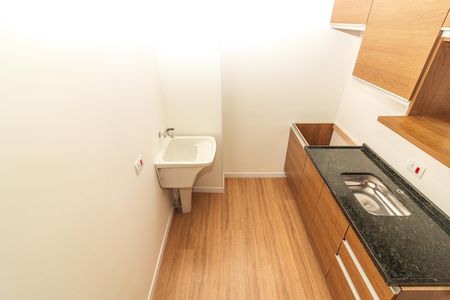 Studio à venda com 25m², 1 quarto e sem vaga Studio à venda com 25m², 1 quarto e sem vagaCozinha e Área de Serviço
