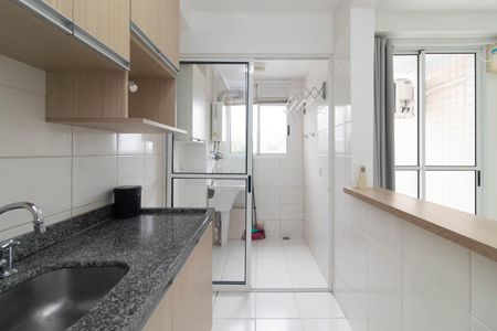 Cozinha de apartamento para alugar com 2 quartos, 52m² em Cristal, Porto Alegre
