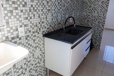 Cozinha de apartamento para alugar com 1 quarto, 38m² em Jardim Boa Vista (zona Oeste), Osasco