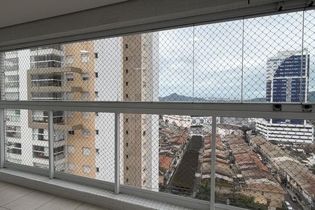 Varanda da Sala de apartamento para alugar com 2 quartos, 111m² em Ponta da Praia, Santos