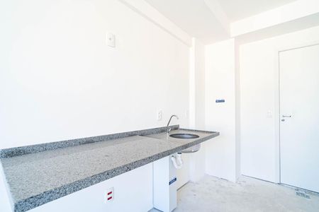 Cozinha de kitnet/studio para alugar com 1 quarto, 24m² em Bela Vista, São Paulo