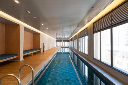 Área comum - Piscina de kitnet/studio para alugar com 1 quarto, 24m² em Bela Vista, São Paulo