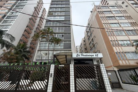 Fachada de apartamento para alugar com 1 quarto, 55m² em José Menino, Santos