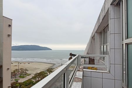 Área comum - Churrasqueira de apartamento para alugar com 1 quarto, 55m² em José Menino, Santos