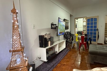 Sala de apartamento para alugar com 1 quarto, 55m² em José Menino, Santos