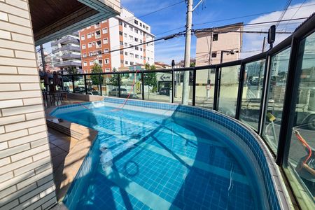 Área comum - Piscina de apartamento para alugar com 2 quartos, 90m² em Boqueirão, Praia Grande