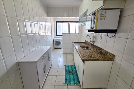 Cozinha de apartamento para alugar com 2 quartos, 90m² em Boqueirão, Praia Grande