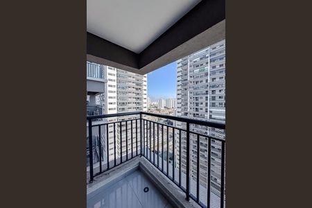 Varanda da Sala de apartamento para alugar com 1 quarto, 30m² em Quarta Parada, São Paulo