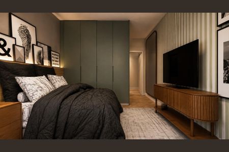 Apartamento à venda com 138m², 3 quartos e 2 vagas Apartamento à venda com 138m², 3 quartos e 2 vagasQuarto 2