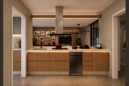 Apartamento à venda com 138m², 3 quartos e 2 vagas Apartamento à venda com 138m², 3 quartos e 2 vagasCozinha