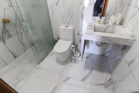 Banheiro do Quarto 3 - Suíte de casa para alugar com 3 quartos, 170m² em Vila Verde, São Paulo