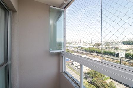 Varanda da Sala de apartamento à venda com 2 quartos, 49m² em Utinga, Santo André