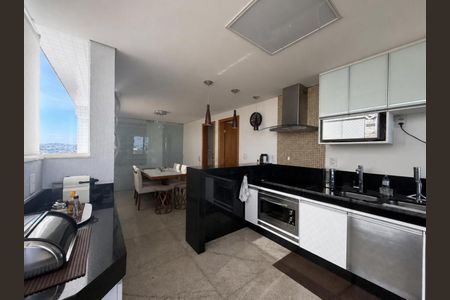 Cozinha de apartamento à venda com 3 quartos, 234m² em Dona Clara, Belo Horizonte