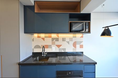 Cozinha de kitnet/studio para alugar com 1 quarto, 40m² em Vila Clementino, São Paulo