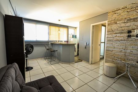 Sala de kitnet/studio para alugar com 1 quarto, 40m² em Luxemburgo, Belo Horizonte