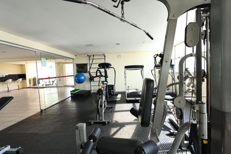 Área comum - Academia de kitnet/studio para alugar com 1 quarto, 40m² em Luxemburgo, Belo Horizonte