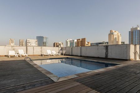 Área comum - Piscina de kitnet/studio para alugar com 1 quarto, 30m² em Itaim Bibi, São Paulo