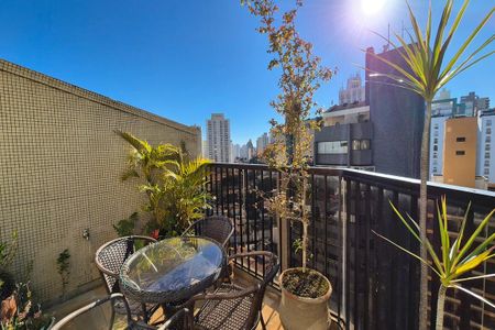 Varanda da Sala de apartamento para alugar com 3 quartos, 160m² em Cambuí, Campinas
