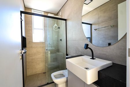 Banheiro de apartamento à venda com 3 quartos, 110m² em Padre Eustáquio, Belo Horizonte