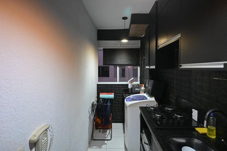 Cozinha de apartamento para alugar com 2 quartos, 46m² em Jardim do Lago, São Paulo