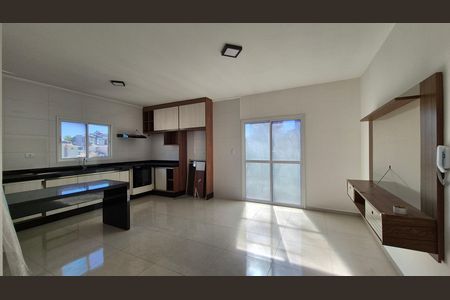 Sala de apartamento para alugar com 2 quartos, 62m² em Parque João Ramalho, Santo André