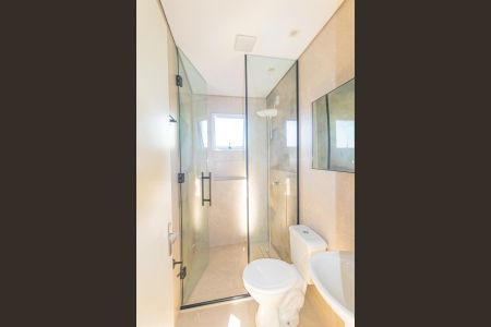 Casa de condomínio para alugar com 100m², 2 quartos e 1 vagaBanheiro social