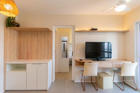 Apartamento para alugar com 32m², 1 quarto e 1 vaga Apartamento para alugar com 32m², 1 quarto e 1 vagaSala