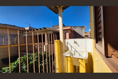 Area de serviço de casa para alugar com 1 quarto, 60m² em Vila Progresso, Santo André