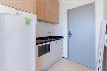 Cozinha de kitnet/studio à venda com 1 quarto, 19m² em Paraíso, São Paulo